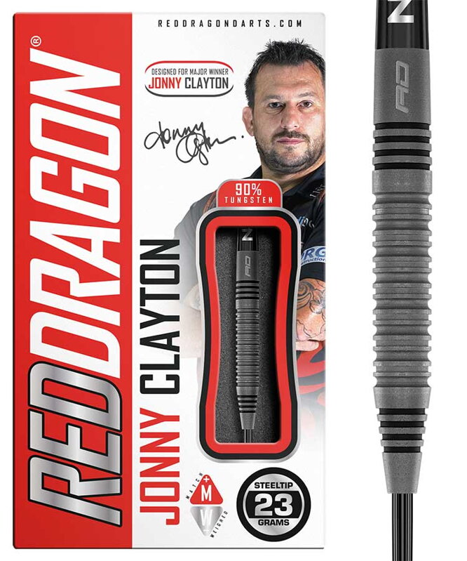 Red Dragon Steeltip Darts Jonny Clayton Oxide Edition 23g