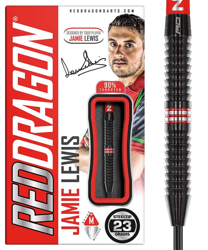 Red Dragon Steeltip Darts Jamie Lewis SE 23g