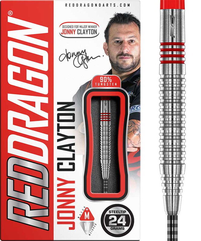 Red Dragon Steeltip Darts Jonny Clayton Original 2.0 24g Red Dragon Steeltip Darts Jonny Clayton Original 2.0 24g