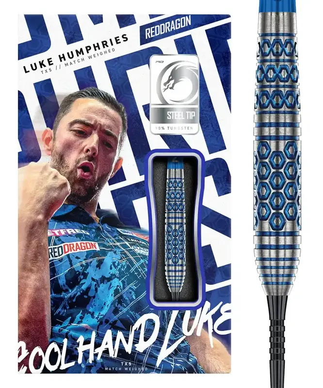 Red Dragon Steeltip Darts Luke Humphries TX5 23g