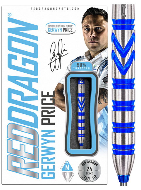 Red Dragon Steeltip Darts Gerwyn Price 24g