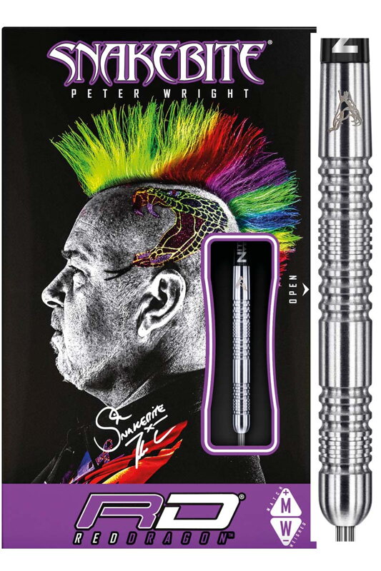 Red Dragon Steeltip Darts Peter Wright Snakebite Euro 11 20g Red Dragon Steeltip Darts Peter Wright Snakebite Euro 11 20g