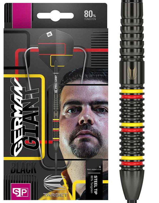 Target Steeltip Darts Gabriel Clemens Black 80% 24g