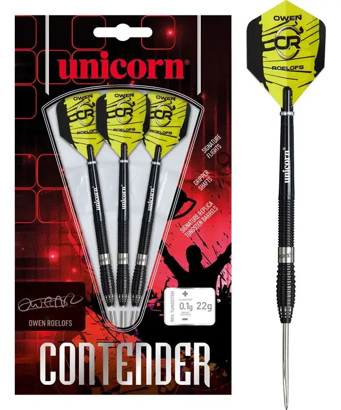 Unicorn Steeltip Darts Contender Owen Roelofs 22g