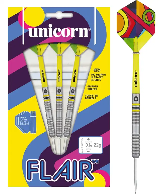 Unicorn Steeltip Darts Flair 3 22g