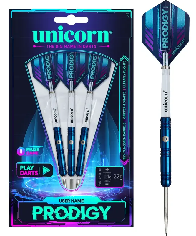 Unicorn Steeltip Darts Prodigy 01 22g