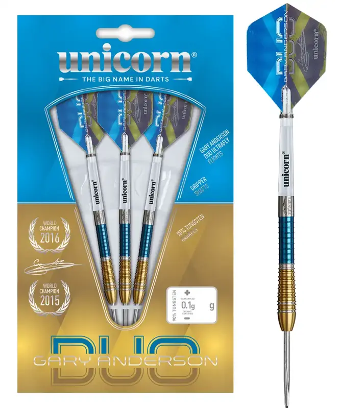 Unicorn Steeltip Darts Gary Anderson DUO Phase 6 21g
