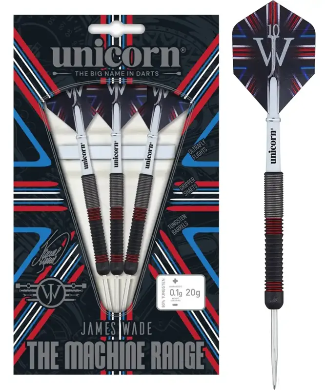 Unicorn Steeltip Darts James Wade 80 24g