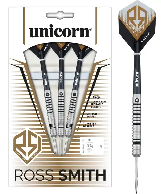 Unicorn Steeltip Darts Ross Smith Smudger 24g