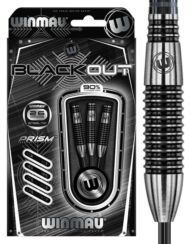 Winmau Steeltip Darts Blackout 1043 26g