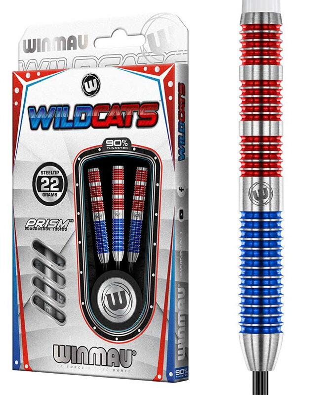 Winmau Steeltip Darts Wildcats 22g Winmau Steeltip Darts Wildcats 22g