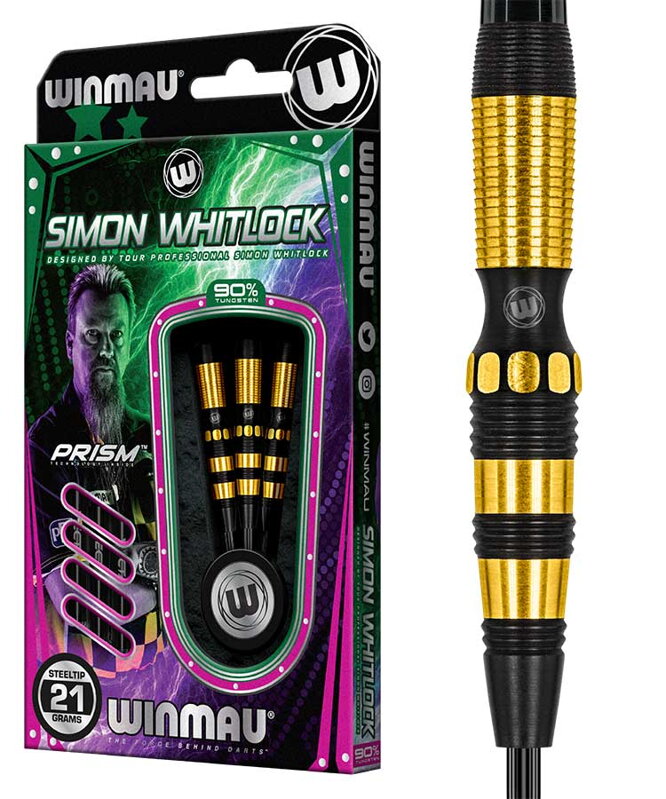 Winmau Steeltip Darts Simon Whitlock Onyx AU 21g Winmau Steeltip Darts Simon Whitlock Onyx AU 21g