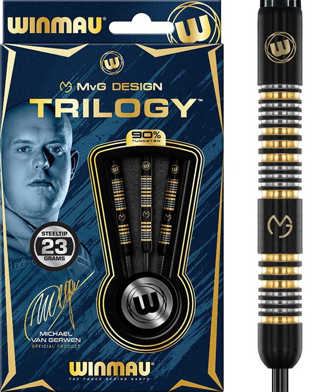 Winmau Steeltip Darts MvG Trilogy 23g