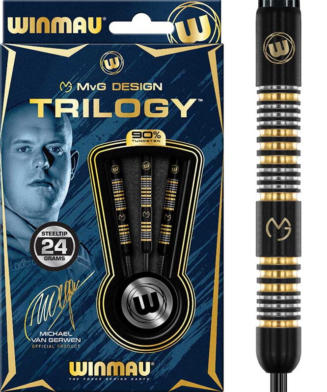 Winmau Steeltip Darts MvG Trilogy 24g Winmau Steeltip Darts MvG Trilogy 24g