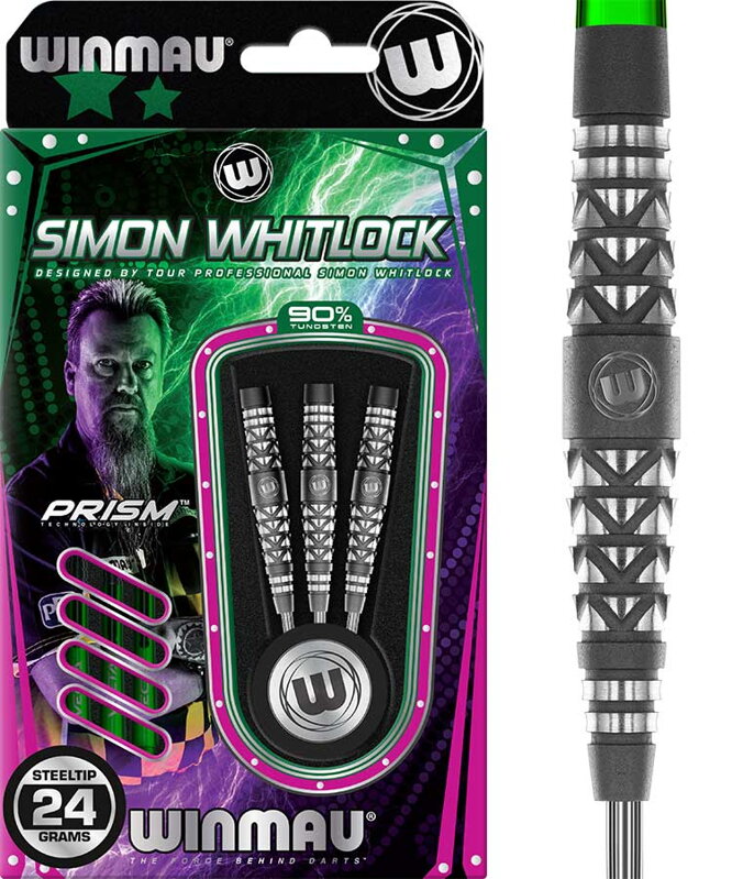 Winmau Steeltip Darts Simon Whitlock Atomised 24g Winmau Steeltip Darts Simon Whitlock Atomised 24g