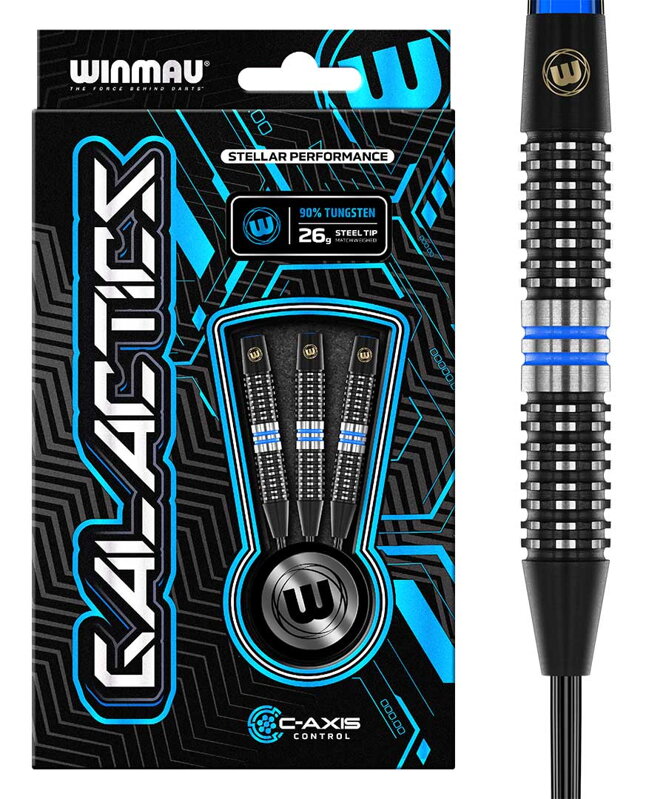 Winmau Steeltip Darts Galactics 26g Winmau Steeltip Darts Galactics 26g