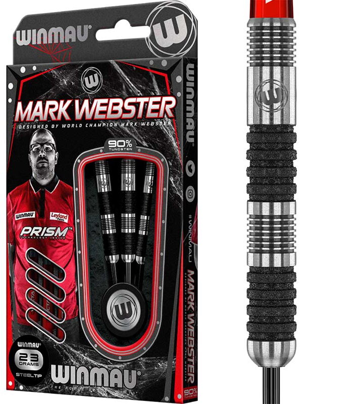 Winmau Steeltip Darts Mark Webster Diamond 23g