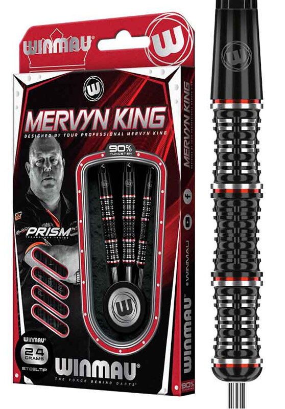 Winmau Steeltip Darts Mervyn King SE 24g