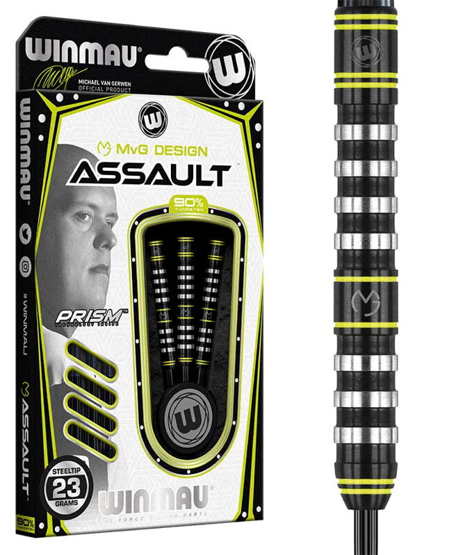 Winmau Steeltip Darts Assault MvG 23g