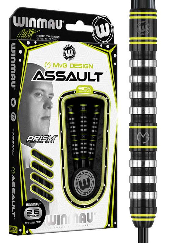 Winmau Steeltip Darts Assault MvG 26g