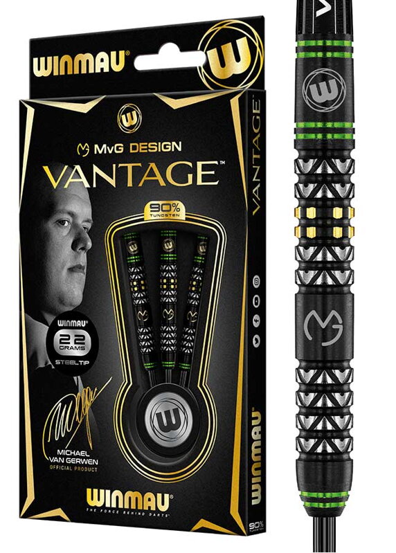 Winmau Steeltip Darts MvG Vantage 22g