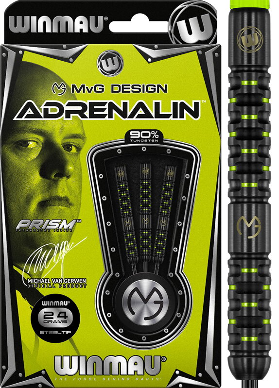 Winmau Steeltip Darts Adrenalin 24g