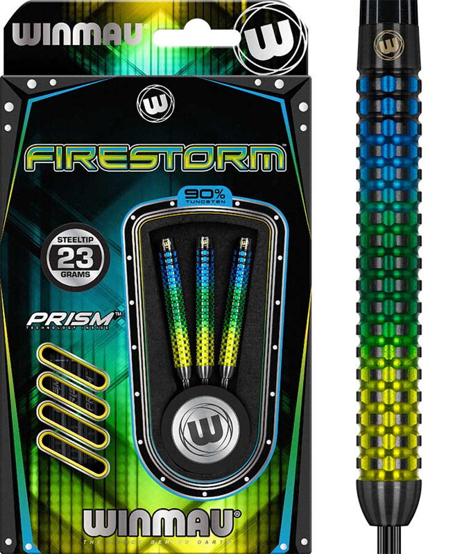 Winmau Steeltip Darts Firestorm 23g Winmau Steeltip Darts Firestorm 23g