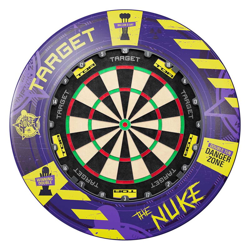 Target Luke Littler WCH Dartboard Surroound Set
