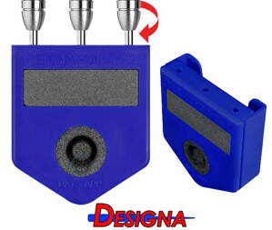 Black Permapoint Pro Dart Sharpeners with Flight Holder & Point Protector 