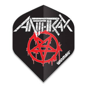 Winmau Flights Rock Legends Anthrax Logo