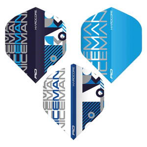 Red Dragon set of Flights Iceman Blue Selection Pack