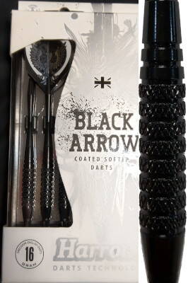 Harrows Softtip Darts Black Arrow 14gK