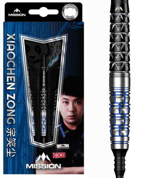 Mission Softtip Darts Xiaochen Zong Black & Blue 22g