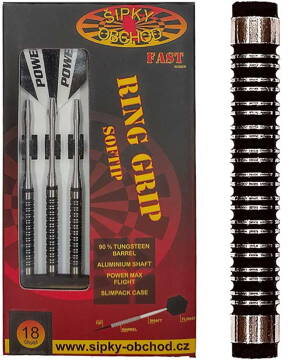 Ruthless Softtip Darts Ring Grip 1 Fast 18g