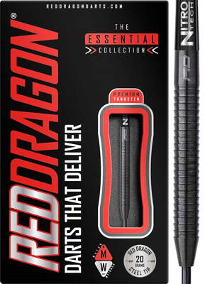 Red Dragon Steeltip Darts Razor Edge Black 20g