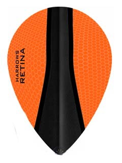 Harrows Flights Retina pear OgangeBlack