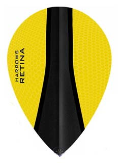 Harrows Flights Retina pear YellowBlack