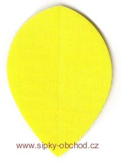 CK Dart Flights Longlife Yellow Neon pear