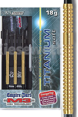 Empire Dart Softtip Darts M3 Titanium Gold 18g