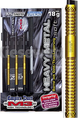 Empire Dart Softtip Darts M3 Heavy metal Gold 18g