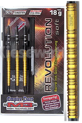 Empire Dart Softtip Darts M3 Heavy Revolution Gold 18g