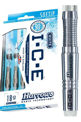 Harrows Softtip Darts I.C.E Snow 18gR