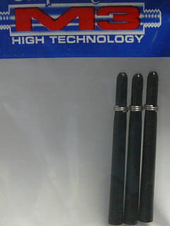 Empire Dart Nylon Shafts M3 Medium Black