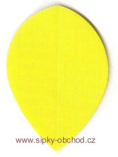 CK Dart Flights Longlife Yellow Neon pear