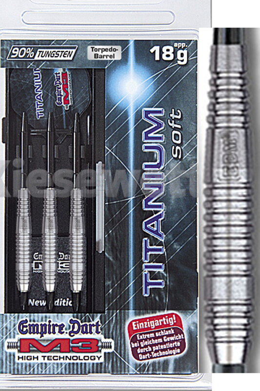 Empire Dart Softtip Darts M3 Torpedo 18g