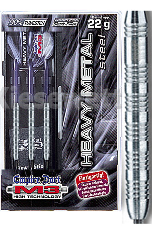 Empire Dart Steeltip Darts M3 Heavy Metal 22g