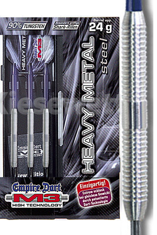 Empire Dart Steeltip Darts M3 Heavy Metal 24g