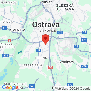 Google map: Velflíkova 1632/16,Ostrava 30